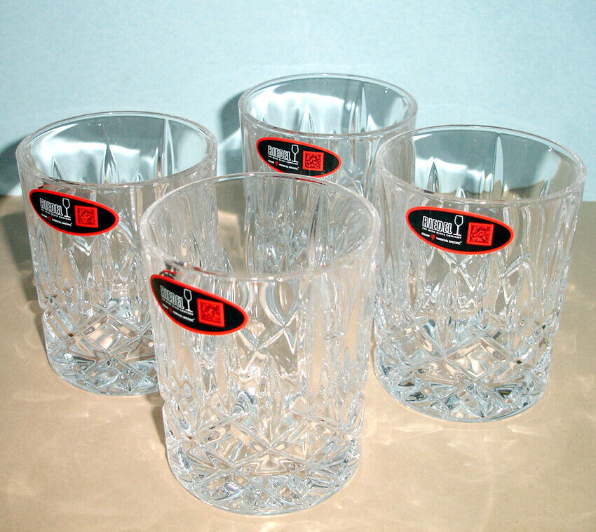 Riedel Spey Whisky 4 PC. Tumbler Glasses Non Lead Crystal #418/02 New - £43.31 GBP