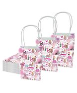 Kakbpe 10 Pcs Kraft Cartoon Party Gift Bags with Handle Pop Music Star C... - $265.21 MXN