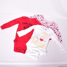 Lot of 3 Baby Girl&#39;s Long Sleeve Adorable Naps Outfits Size 18 Months - $11.34