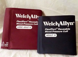 2 Pack Welch Allyn FlexiPort Reusable Blood Pressure Cuff Adult 11 Large Adlt 12 - $46.51