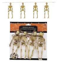 Gothic 3d Mini SKULL BONES SKELETON GARLAND SWAG Halloween Party Decorat... - $4.72