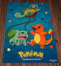 Pokemon Charmander Squirlte Blastoise Nycc Comic Con Exclusive Promo Poster - £11.61 GBP