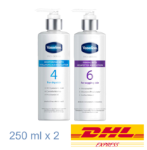 2 x Vaseline Pro Derma Hyaluronic, Hexapeptide Moisturizing Body Lotion 250 ml. - £54.59 GBP
