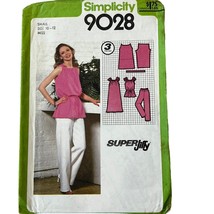 Simplicity 9028 Sewing Pattern Pullover Dress Tunic Pants Small 10-12 - $5.76