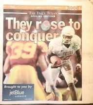 Rose Bowl Daily Texan Newspaper Wednesday, January 18,2006 Texas Vince Y... - $5.93