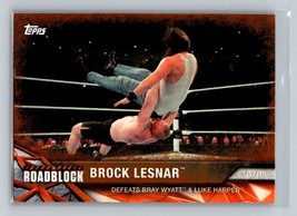 Brock Lesnar #40 2017 Topps WWE Road To Wrestlemania WWE Bronze - £1.57 GBP