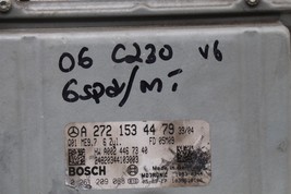 06 Mercedes W203 C230 ECU Engine Computer EIS Ignition FOB ISL Set 6spd Manual  image 2
