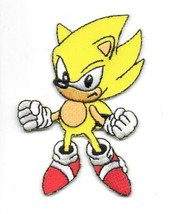 Sonic the Hedgehog Game Super Sonic Image With Fists Embroidered Patch U... - £6.14 GBP