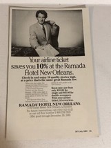 1983 Ramada Hotel New Orleans Vintage Print Ad  pa27 - $10.93 CAD