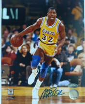 Signed By Magic Johnson Lakers 8&quot; X 10&quot; Photo w/COA 3 - £42.79 GBP