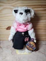 Pink Teddy Brass Button Bear “Lucy” 1950&#39;s 20th Century Collectibles - £2.96 GBP