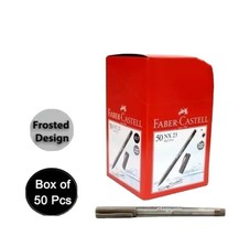 Faber-Castell Ballpoint Pen NX 23 Classic 0.7mm Black Ink Point Ball Pen- 50Pcs - £30.82 GBP