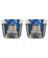 (2 Ct) GLADE CANDLE FALL NIGHT LONG ESSENTIAL OILS, AIR FRESHENER 3-WICK... - £19.60 GBP
