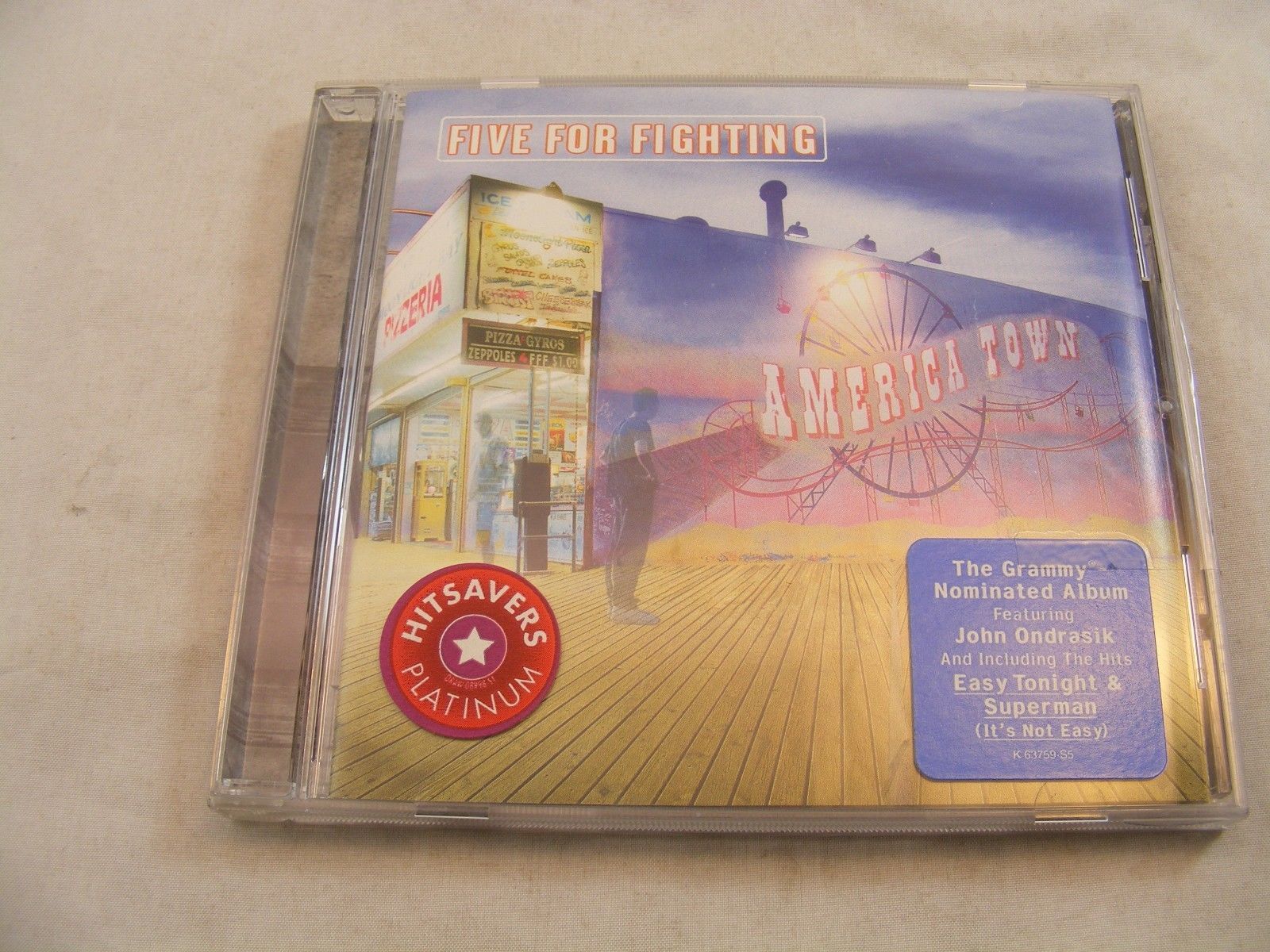 Five for Fighting : America Town CD - $0.95