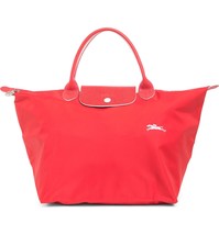 Longchamp Le Pliage Club Medium Top Handle Nylon Tote ~Nip~ Vermillion - £85.46 GBP