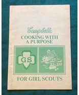 Campbell&#39;s Cooking With A Purpose For Girl Scouts vintage 1970s recipe b... - $132.27 MXN