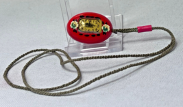 Vtg Celluloid Faux Clock Face Gumball Cracker Jack Prize Charm Necklace - $118.75