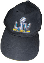 Super Bowl LIV 54th TB Bucs KC Chiefs Football Baseball Cap StrapBack Black Hat - £7.59 GBP
