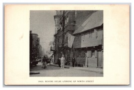 Paul Revere House North Street View Boston Massachusetts MA UNP UDB Postard Z10 - £2.93 GBP