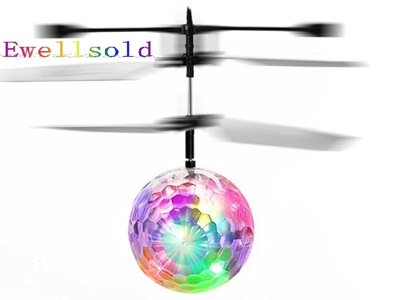 Recommend Induction Fly Flash Ball Toys Remote Control RC Helicopter Flying - £13.64 GBP