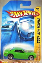 2007 Hot Wheels #1 New Models DODGE CHALLENGER CONCEPT Green Variant w/5 Sp - $9.50