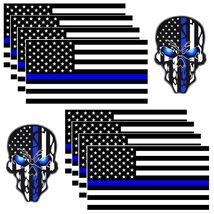 10 calcomanías de bandera de línea azul fina para automóvil Car soporte ... - $19.65
