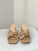 Ccocci Knotted Kitten Heel Tan - $32.00