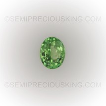 Natural Tsavorite Oval Facet Cut 5X4mm Bright Green Color VVS Clarity Green Garn - $49.04