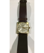 Vintage Bulova 23 Jewels 14k Yellow Gold Square Face Mechanical Watch - £1,569.32 GBP