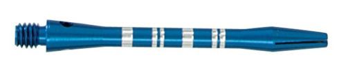 BLUE COLORMASTER STRIPED ALUMINUM DART SHAFTS 1 1/4&quot; - $4.95