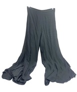 ST. JOHN Evening by Marie Gray Black Silk Wide Leg Pants Size 2 - $74.24