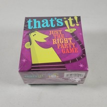 Thats It Just The Right Party Game Gamewright 200 Cards 3 Players - $13.63