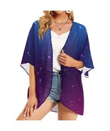 Women&#39;s Galaxy Sky View Kimono Chiffon Cover Up - $32.00