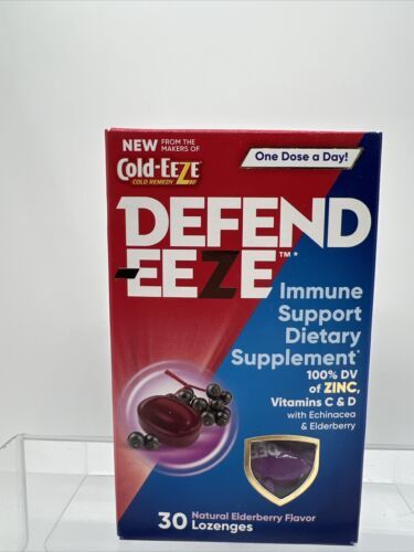 Cold-EEZE Defend-EEZE Immune Support 30 Elderberry Lozenges COMBINE SHIP - $4.09