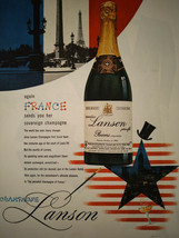 1946 Original Esquire Art WWII Era Art Ads Lanson Champagne Botany 500 suits - £5.16 GBP