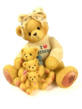 Cherished Teddies Mama Bear with Babies A Mom&#39;s Love 302988 Vintage 1998 - £22.45 GBP