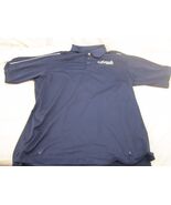 ADIDAS CLIMALITE DARK BLUE SHORT SLEEVE HOT WEATHER GOLF POLO SHIRT XL - $26.27 CAD