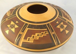 Hopi Indian Pueblo Pottery LRG SEED POT Yellow Ware Pottery, Little Fawn Navasie - £2,537.98 GBP