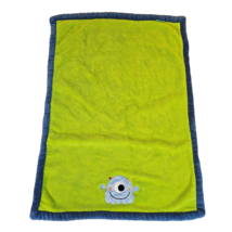 Tiddliwinks Green Blue Plush Fleece Baby Blanket Monster Alien Soft Lovey - £76.57 GBP