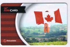 Tim Horton&#39;s 2015 Timcard Gift Card Canadian Flag No Value 2015 - $1.44
