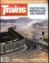 Trains Magazine November 1989 Powder River Country - £1.37 GBP