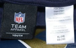 Team Apparel K 8HENM NFL Licensed Los Angeles Rams Youth XL Navy Blue Hoodie image 3