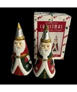 Vtg House of Lloyd Christmas Around the World St. Nick Salt Pepper Set - $244.84 MXN