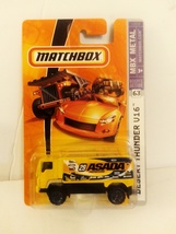 Matchbox 2007 #63 Yellow Desert Thunder V16 Asada Heavy Truck Mint On Card - $14.99