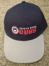 South Bend Cubs Baseball Cap Hat Adjustable blue/gray FAN GIVE AWAY SBN - £5.71 GBP