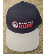South Bend Cubs Baseball Cap Hat Adjustable blue/gray FAN GIVE AWAY SBN - £5.80 GBP