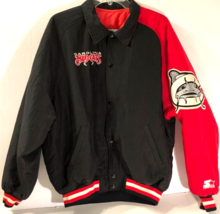 CAROLINA MUDCATS Vintage 90s Black Dugout Starter Minor League Baseball Jacket L - £159.67 GBP
