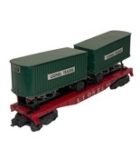 Vintage Lionel #6511-2 O Gauge Red Flat Car 3460 w/ Semi Trailers - €52,47 EUR