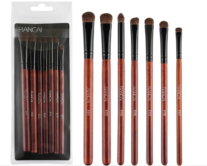 7pcs EyeShadow Brushes Set Natural Kit   - $14.00 - $17.00