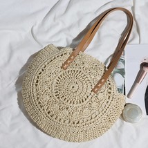 Weave Tote Bag Female Bohemian  Bags Women 2023 Summer Beach Straw Handbags Purs - £54.07 GBP